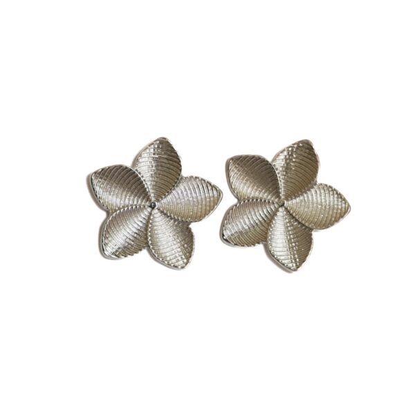Aro flor plata